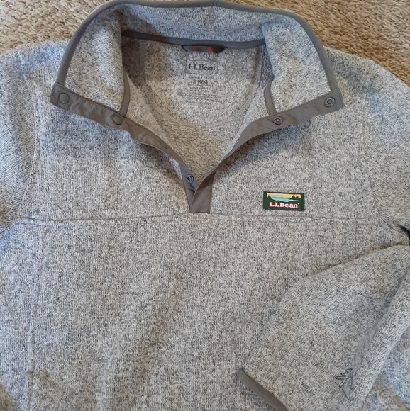 L.L.Bean sweater fleece pullover - Picture 3 of 9